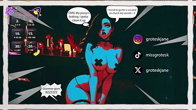 GroteskJane online show from March 21, 2026, 8:02 pm