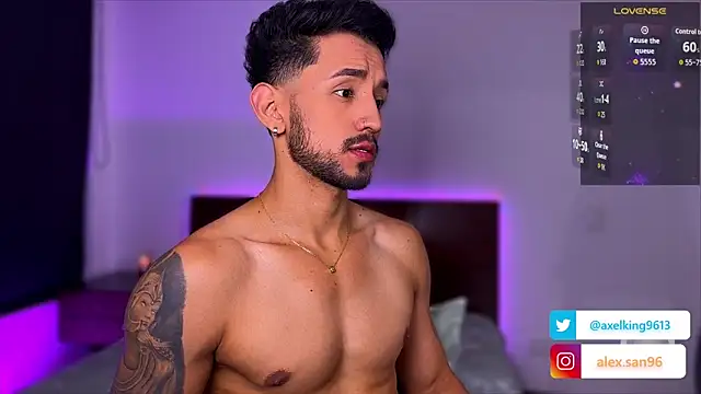 AxelKing1326 online show from October 20, 2025, 11:05 pm