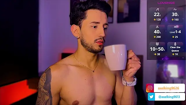 AxelKing1326 online show from February 26, 2026, 10:21 pm