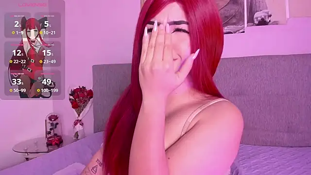 Im Scarlet online show from February 25, 2025, 9:26 pm