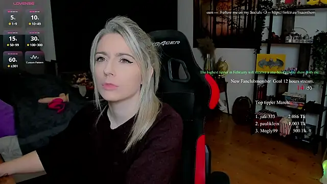 Lisaonthemoon online show from March 6, 2026, 5:19 pm