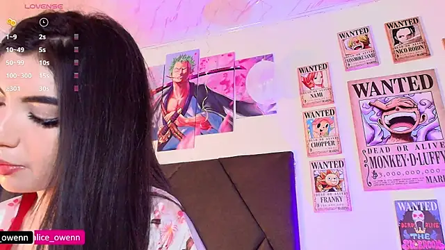 Aliceowenn online show from February 21, 2026, 8:11 pm