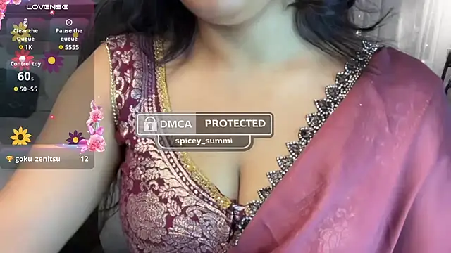 Snapshot of Spice-Summi chatting on June 20, 2026, 7:08 pm Spice-Summi online show from June 20, 2026, 7:08 pm