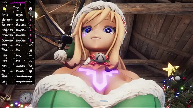 ElfieLove online show from December 17, 2025, 5:18 pm