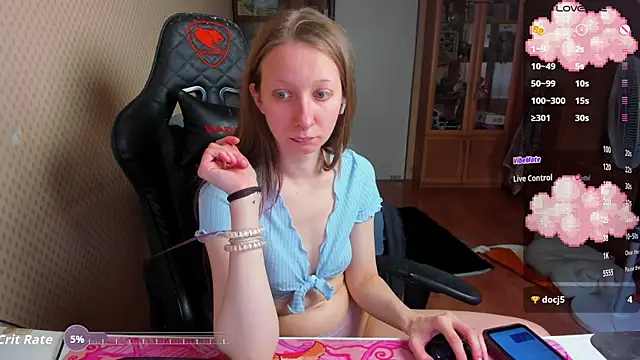 cutieMila online show from May 22, 2026, 2:37 pm
