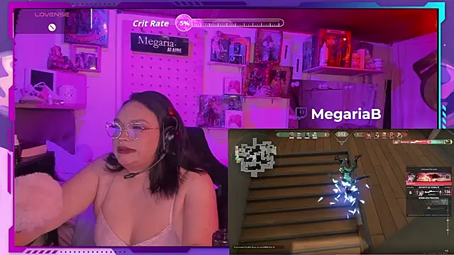 MegariaB online show from October 18, 2025, 4:25 am