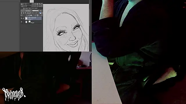 DrenchedArt online show from January 30, 2025, 10:41 pm