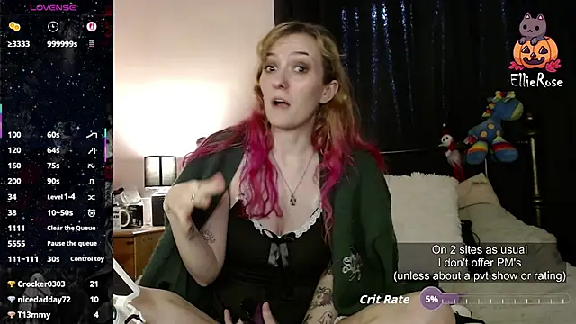 EllieeRose online show from March 20, 2026, 3:35 pm