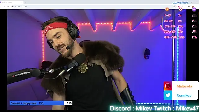 Mikev online show from September 11, 2025, 6:08 pm