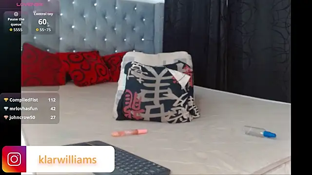 Snapshot of klarwillians chatting on November 29, 2025, 7:19 am klarwillians online show from November 29, 2025, 7:19 am