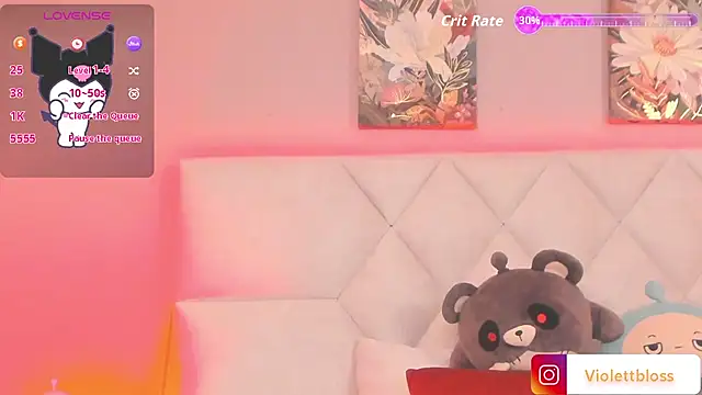 Violettbloss online show from November 10, 2025, 3:33 am