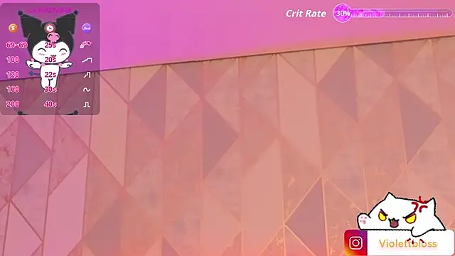 Violettbloss online show from February 25, 2026, 3:40 am