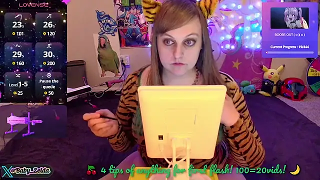 BabyZelda online show from January 5, 2025, 2:52 pm
