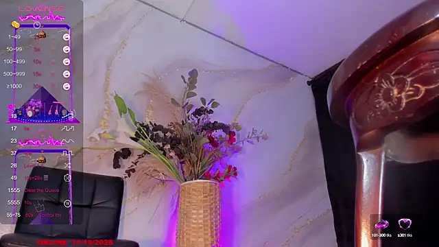 Karla-Ebony online show from October 11, 2025, 1:56 pm