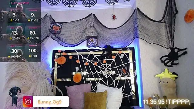 Bunny O online show from October 28, 2025, 8:30 pm