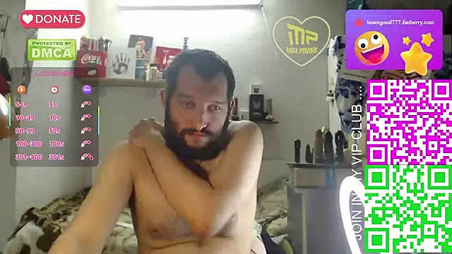 BISEXGOOD777 online show from November 9, 2025, 11:42 pm