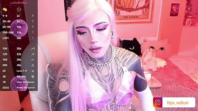 Nyx volturi online show from March 3, 2025, 1:49 am