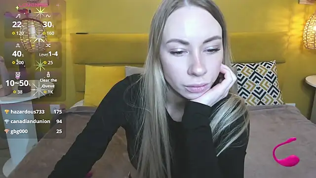 Diana Garrett online show from February 22, 2026, 1:30 am