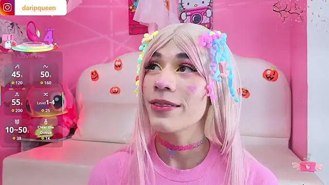 DaripQueen online show from October 14, 2025, 1:45 pm