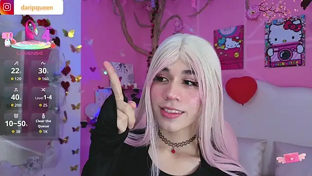 DaripQueen online show from March 6, 2026, 2:45 pm