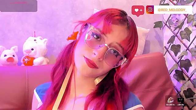 Snapshot of RedMeloddy chatting on February 14, 2026, 9:59 pm RedMeloddy online show from February 14, 2026, 9:59 pm