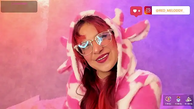 Snapshot of RedMeloddy chatting on March 3, 2026, 12:17 am RedMeloddy online show from March 3, 2026, 12:17 am