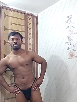 HunkyAriyan online show from March 15, 2025, 8:15 am