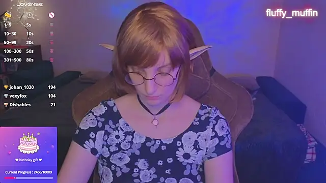 Snapshot of Fluffy_muffin_ chatting on January 17, 2025, 6:54 pm Fluffy muffin online show from January 17, 2025, 6:54 pm
