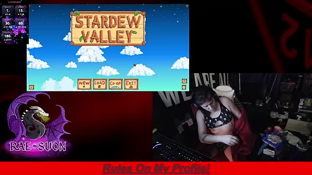 Rae-Suon online show from December 14, 2025, 1:23 am