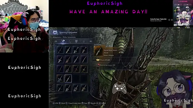 EuphoricSigh online show from February 18, 2026, 6:55 am