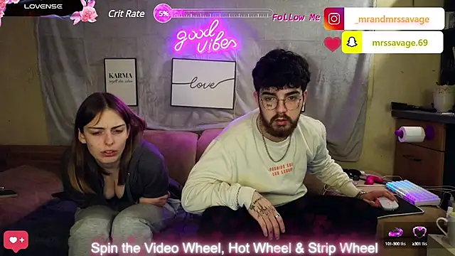MrAndMrsSavage online show from January 26, 2025, 11:29 pm