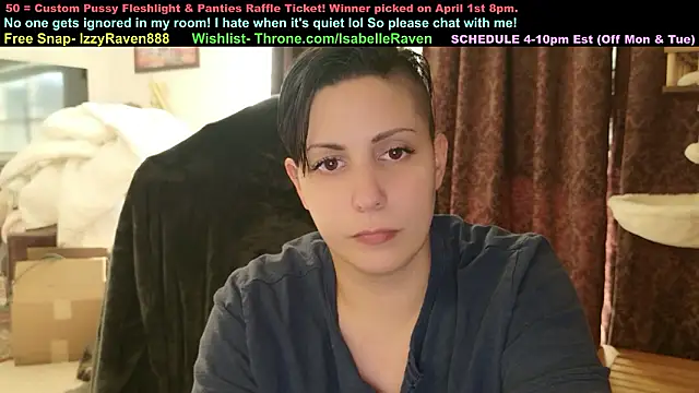 IsabelleRaven online show from March 20, 2026, 9:49 pm