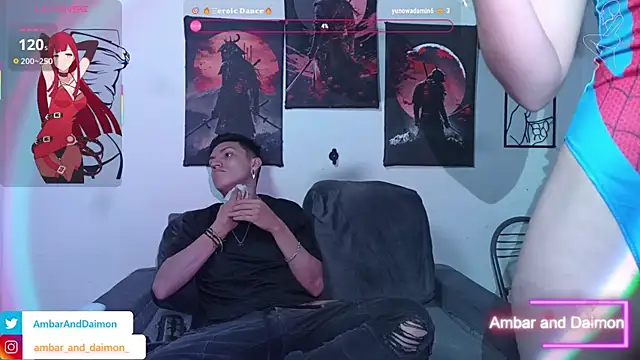 Snapshot of Ambar_and_daimon_ chatting on October 24, 2025, 7:29 am Ambar and daimon online show from October 24, 2025, 7:29 am