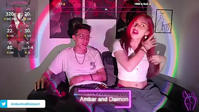 Snapshot of Ambar_and_daimon_ chatting on September 16, 2025, 10:05 am Ambar and daimon online show from September 16, 2025, 10:05 am