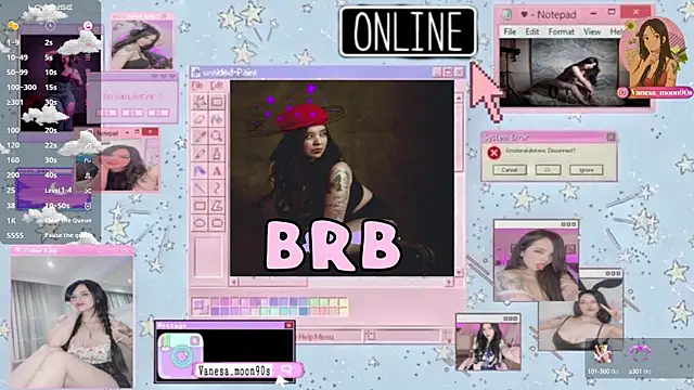 vanesa moon   online show from October 8, 2025, 3:08 am