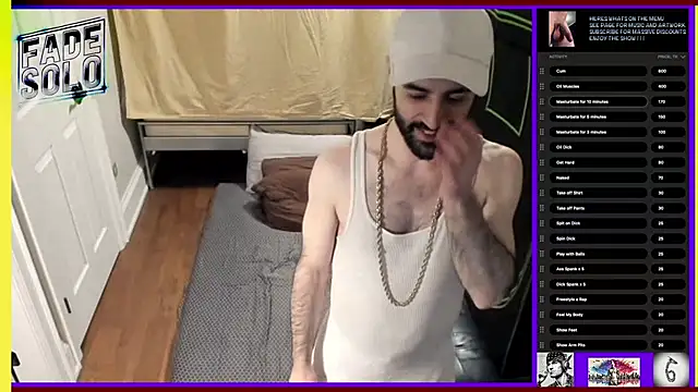 Snapshot of Faded-Solo chatting on March 10, 2025, 6:38 am Faded-Solo online show from March 10, 2025, 6:38 am
