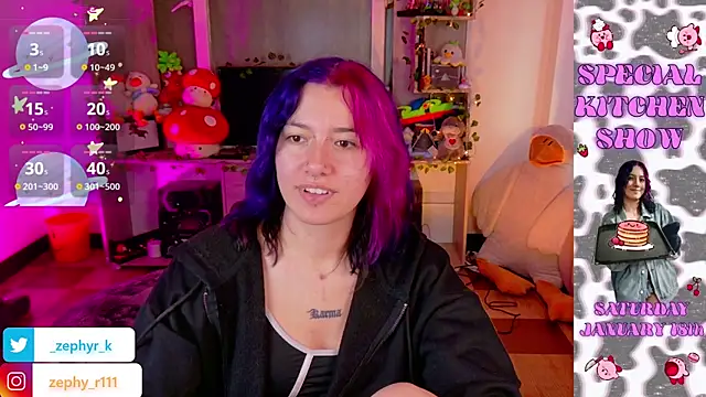  zephyr  online show from January 15, 2025, 10:13 pm