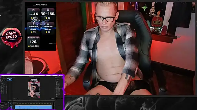 LiamIdols online show from November 6, 2025, 8:57 pm