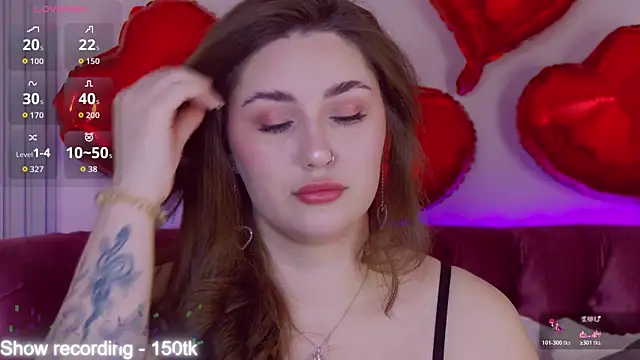 KiraBarlows online show from February 9, 2026, 8:40 pm