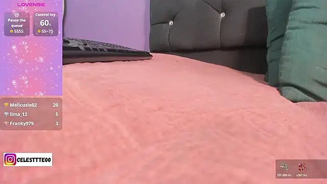 celesstte 00 online show from January 5, 2026, 5:27 pm