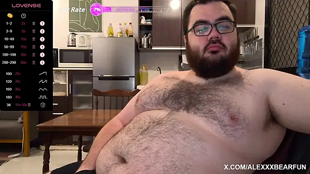 alexxxbear online show from October 18, 2025, 2:57 am