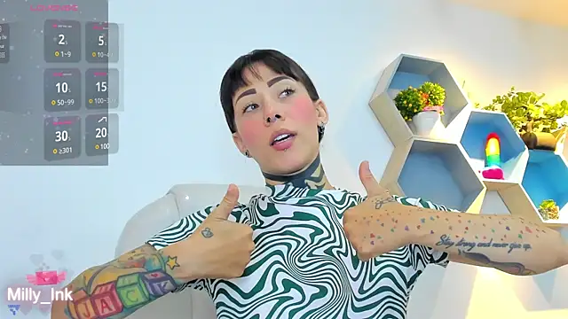 Milly ink  online show from March 3, 2025, 5:20 pm