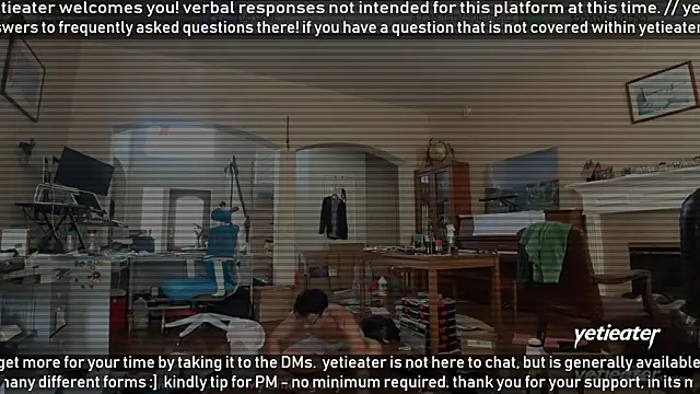 Snapshot of yetieater chatting on April 16, 2026, 4:41 pm yetieater online show from April 16, 2026, 4:41 pm