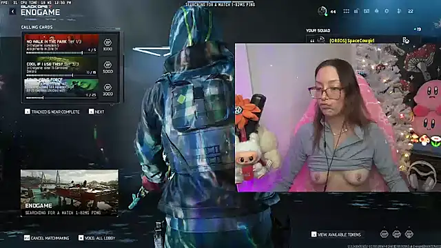 SpaceCowWhore online show from December 17, 2025, 5:51 pm