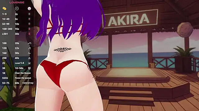 AkiraVixent online show from October 18, 2025, 1:07 am