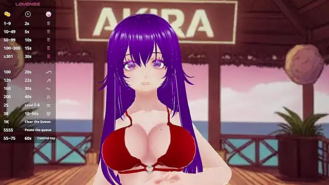 AkiraVixent online show from November 10, 2025, 1:05 pm