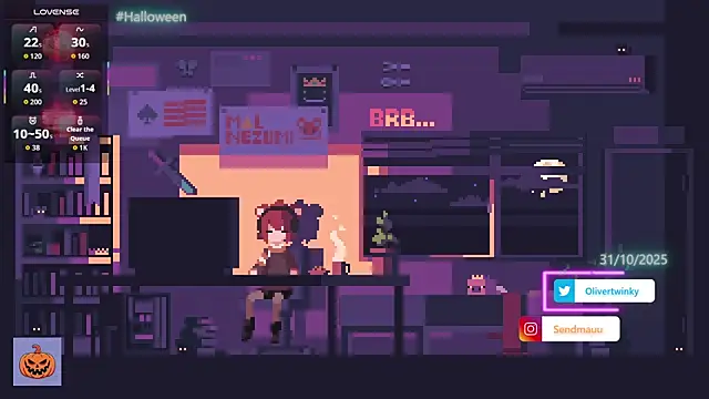 Snapshot of OliverTwinky chatting on October 28, 2025, 5:01 pm OliverTwinky online show from October 28, 2025, 5:01 pm