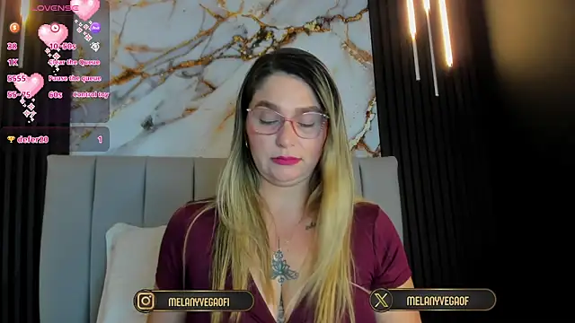 Snapshot of MelanyVegas chatting on November 4, 2025, 9:24 am MelanyVegas online show from November 4, 2025, 9:24 am