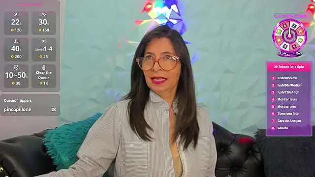 SabinaDeluxe cg online show from January 7, 2026, 2:22 pm