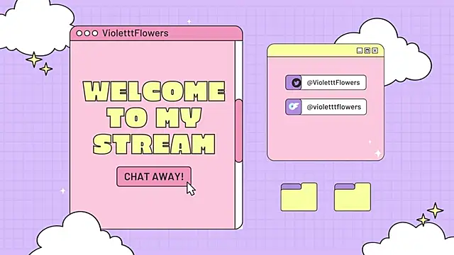 Snapshot of violetttflowers chatting on June 22, 2026, 12:49 am violetttflowers online show from June 22, 2026, 12:49 am